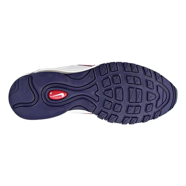 Nike Air Max 97 - Womens Shoes White/Red Crush/Blackened Blue Size 6