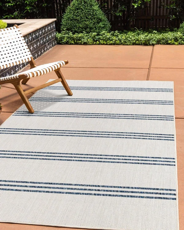 Jill Zarin Anguilla Indoor Outdoor Rug - Red, 6x9 ft