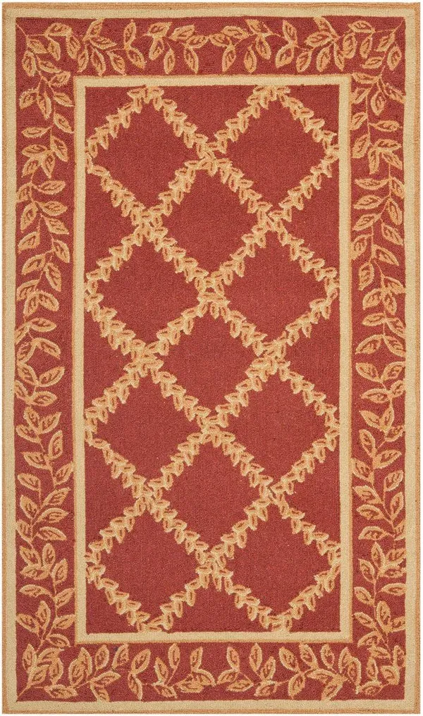Safavieh Chelsea HK230E 5&3x22 x 8&3x22 Rust - Gold Area Rug