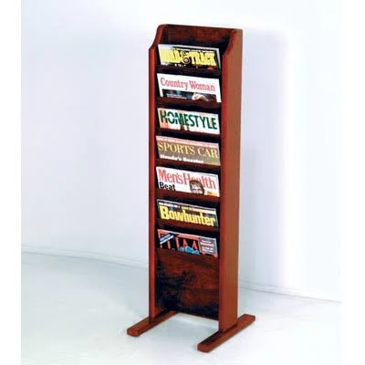 Wooden Mallet Porte-magazine Sur Pied 7 Poches