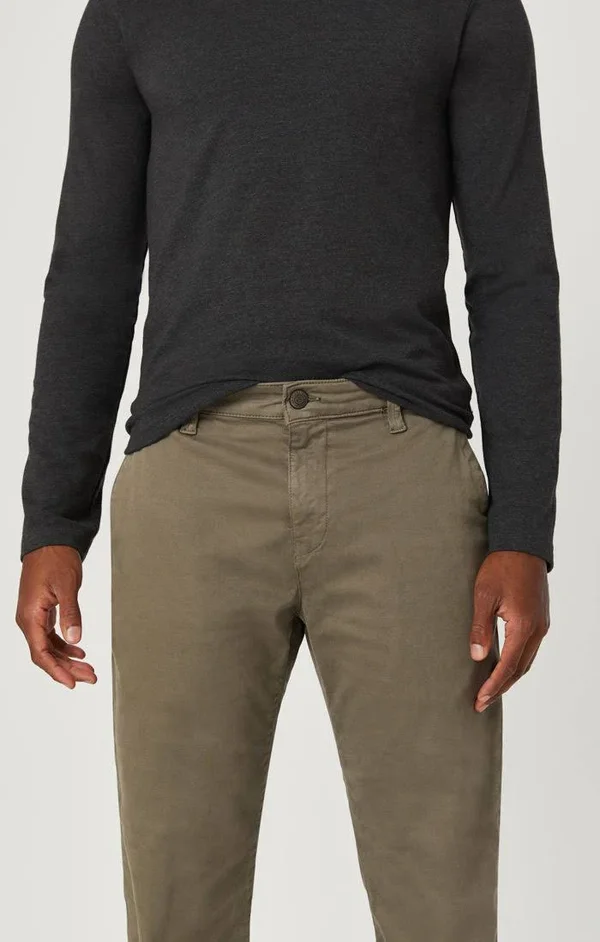 Mavi Men's Edward Chino in Edward Dusty Olive Twill - Men's Pants