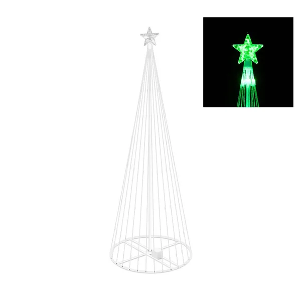 Vickerman X146364 6& x 28x22 LED 200 Green Light Show Tree