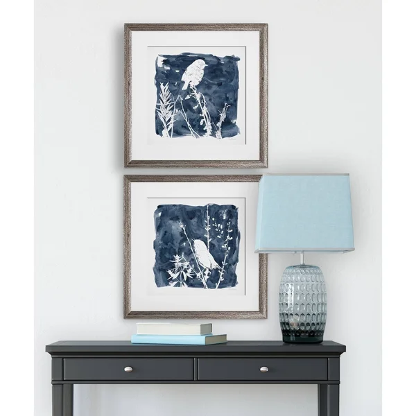 Wexford Home Indigo Bird -2 Piece Set