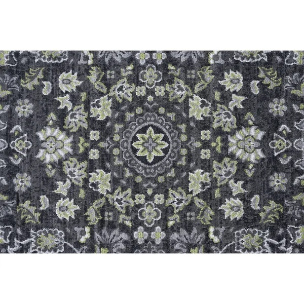 Tayse Rugs Milan Gray 2 ft. x 11 ft. Runner Rug
