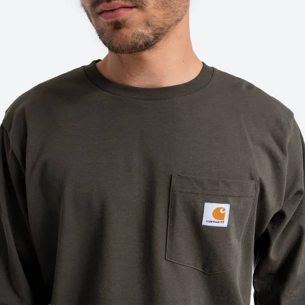 Carhartt WIP Longsleeve Pocket T-Shirt I022094 Cypress