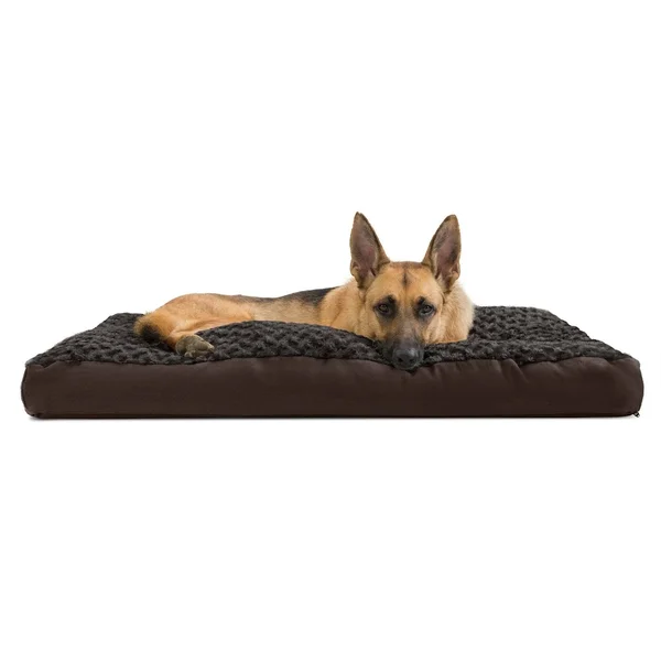 FurHaven Ultra Plush Deluxe Pillow Pet Bed Chocolate