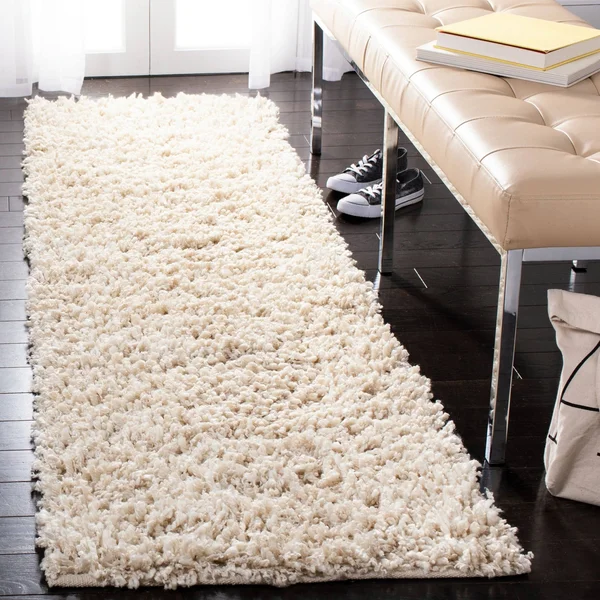 Safavieh Sheep Shag Navy 4 ft. x 6 ft. Area Rug, Blue