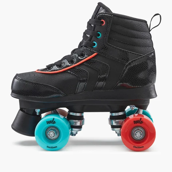 Oxelo Kid's 100, Roller Skates in Black, Size 12.5C
