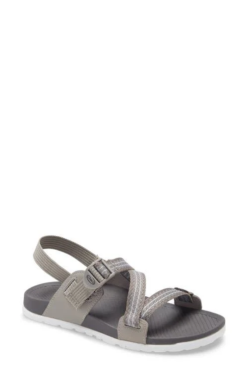 Chaco Lowdown Sport Sandal, Size 12 in Pully Gray Fabric at Nordstrom