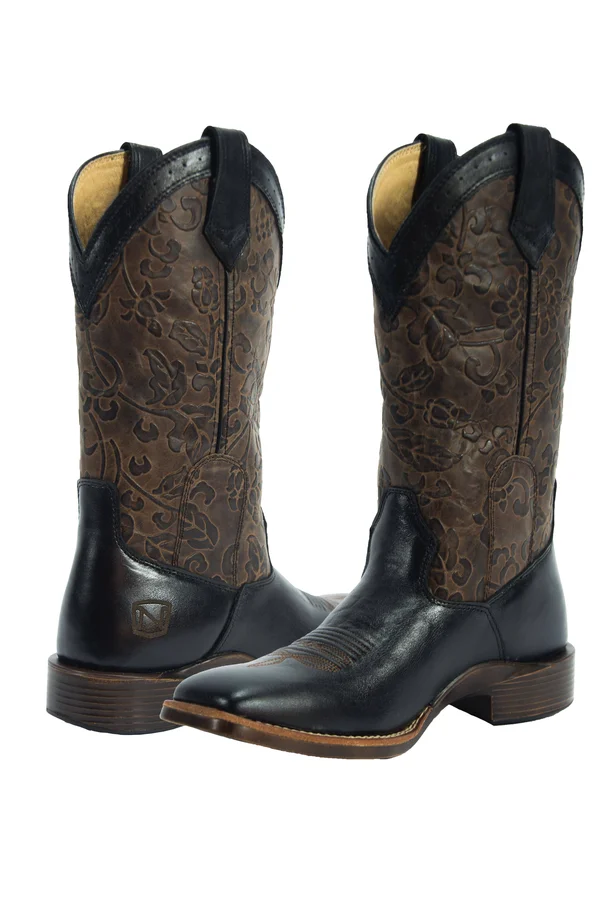 Noble Outfitters Western Boots Womens All Around Floral Embossed 66025