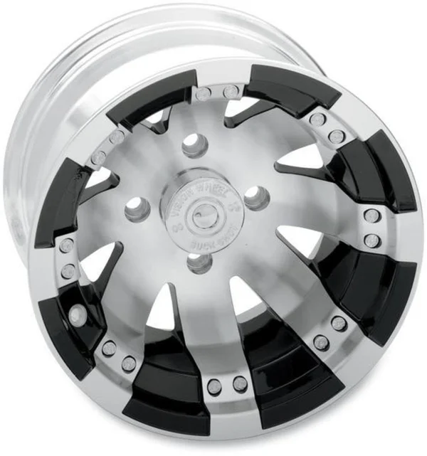 Vision Wheel 158128115BW4 Type 158 Buck Shot Wheel - 12x8 - 4+4 Offset - 4/115 - Machined