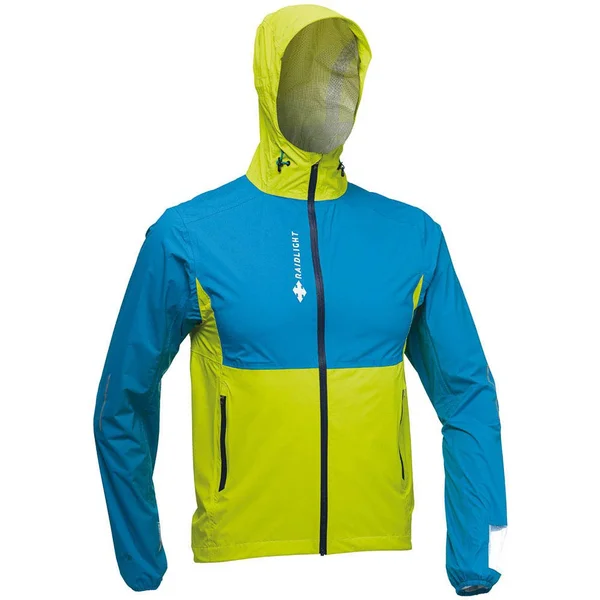 Raidlight Responsiv Mp+ Hooded Jacket Lime Green Blue Xs