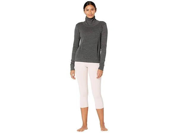 Alo Yoga Women's Clarity Long Sleeve Anthracite Heather L