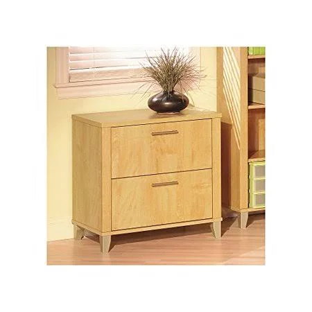 Bush Furniture Somerset Lateral File Cabinet in Maple Cross