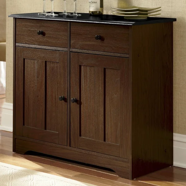 Katie Sideboard, Black Walnut, Composite