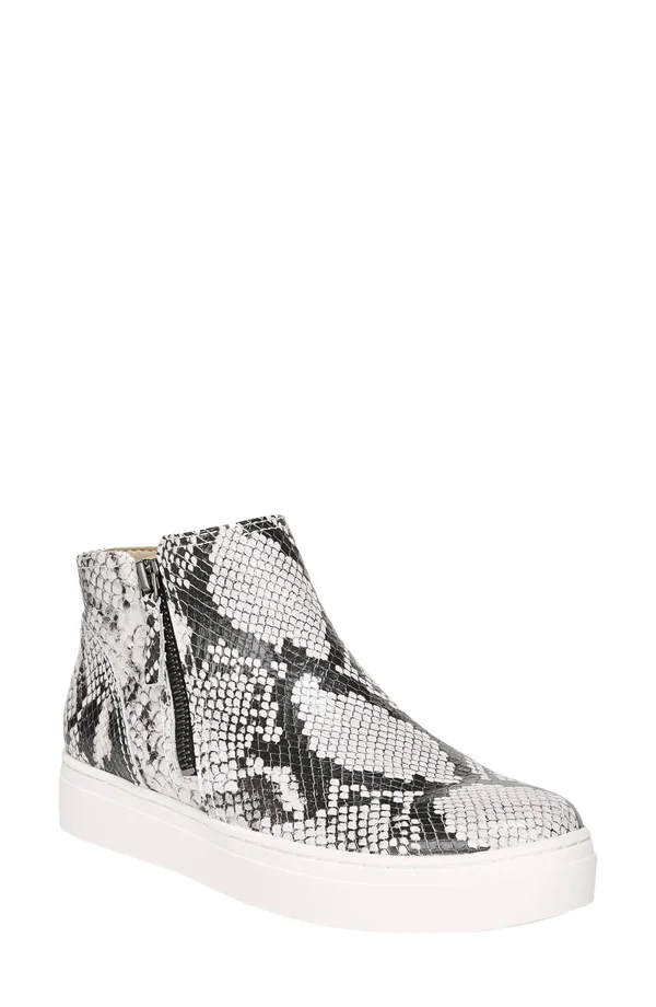 Naturalizer Celeste Sneaker Booties - Alabaster Snake