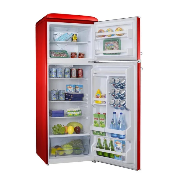 Galanz - Retro 12 Cu. ft Top Freezer Refrigerator - Red
