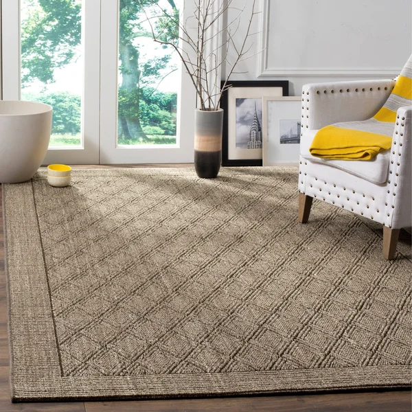 Safavieh Palm Beach PAB351D 5& x 8& Silver Rug
