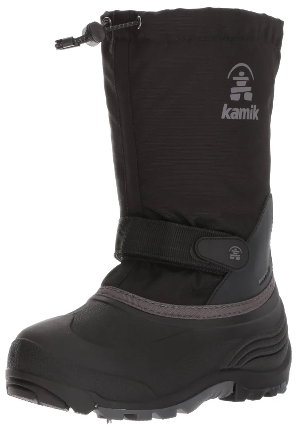 Kamik Waterbug 5 Classic -25 Wide Width Winter Boot - Kid's, Kids Unisex, Black