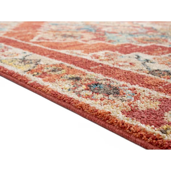 Westfield Home Calloway Genie Area Rug, Size: 7&10 inch Round, Red