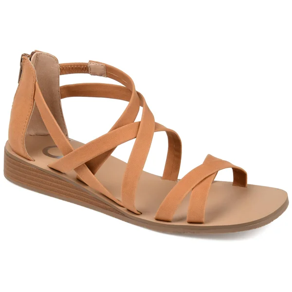 Journee Collection Women's Lanza Sandal - Brown