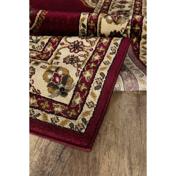Crown Collection Modern Traditional Medallion Area Rug by Mod-Arte - 7&8x22 x 10&2x22 - Grey