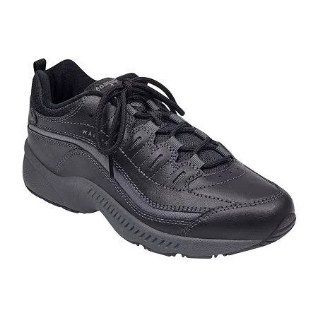 Easy Spirit Roadrun Womens Sneakers, Black, Regular 6 1/2, Athletic Shoes Sneakers, Orthotic Friendly|Removable Sock Liner|C