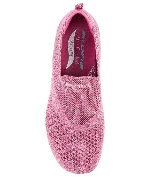 Skechers Women's Arch Fit Refine Don&t Go Slip-On, Raspberry