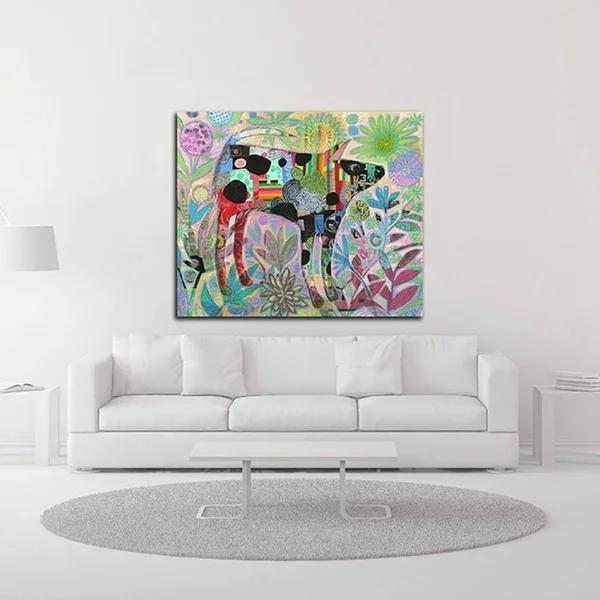 20x22 x 24x22 This Old Pup Has Always Been There for Me Print on Canvas