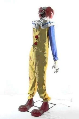 Morris Costumes Twitching Clown Animated Prop - Multicolor