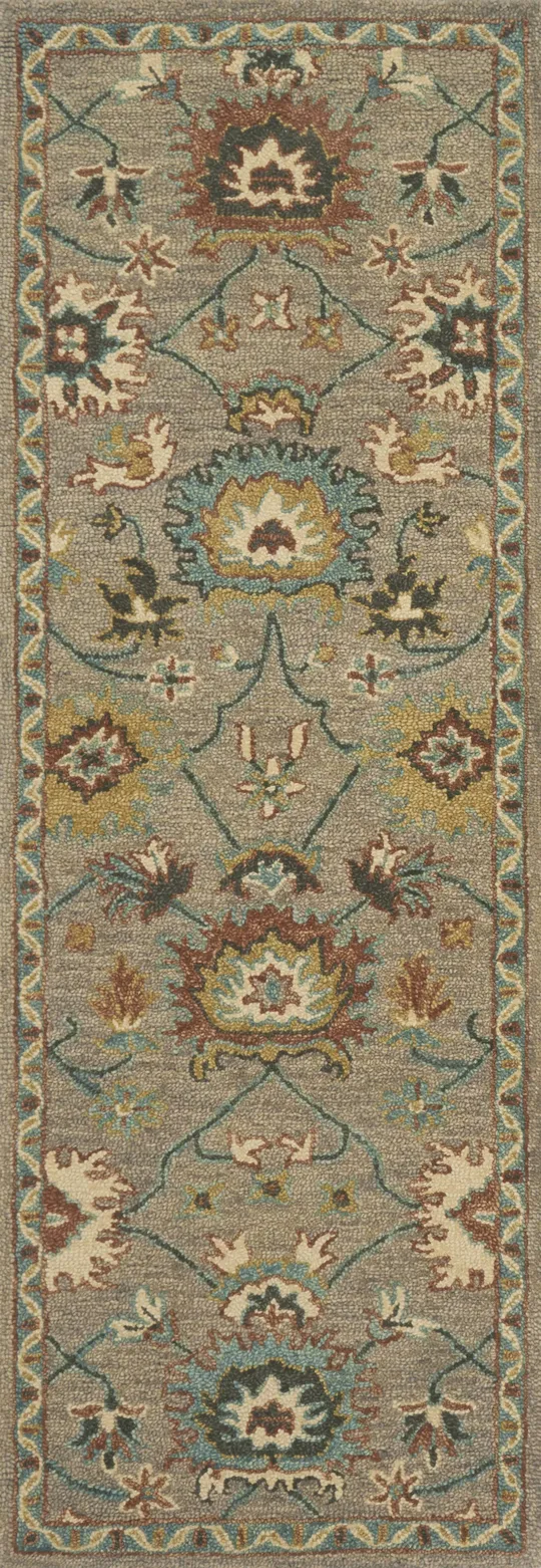 Loloi Underwood Un-01 2&3x22 x 3&9x22 Taupe, Blue Rug