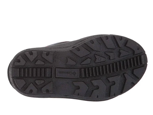 Columbia Unisex Children's Powderbug Forty Print Boot, Size: 12, Graphite/Flame