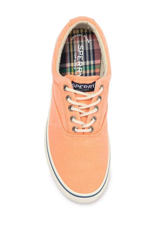 Sperry Halyard CVO Sneaker, Men's, Coral, Size 9, Sneakers