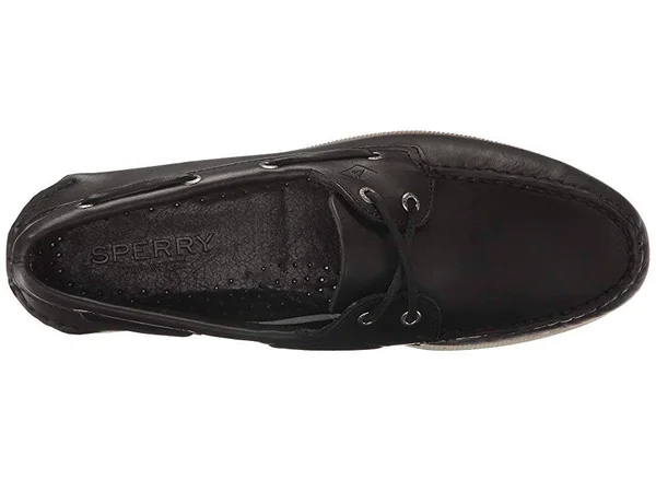 Sperry Authentic Original 2 Eye Black White