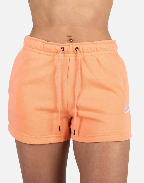 Nike Women NSW Essential French Terry Shorts Red Xlg