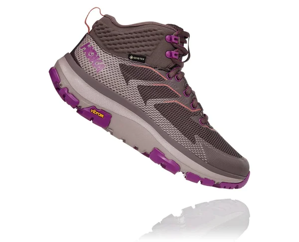 Hoka One One Women's TOA GTX - 7 - Black Iris - Aquamarine