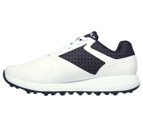 Skechers Men's Go Golf Max Golf Shoes, White, Navy, 8.5