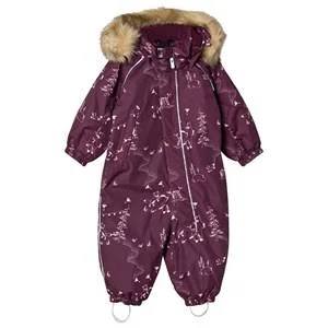 Reima - Kids - Deep Purple Reimatec Lappi Snowsuit 74 cm (6-9 Months)