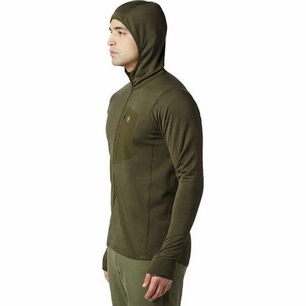 Mountain Hardwear Men's Type 2 Fun Hoody - Dark Army - Large