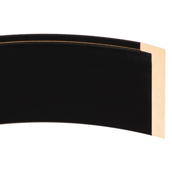 Singapore Framed Oval Mirror - Rubbed Black - 18 5/8x22x24 5/8x22