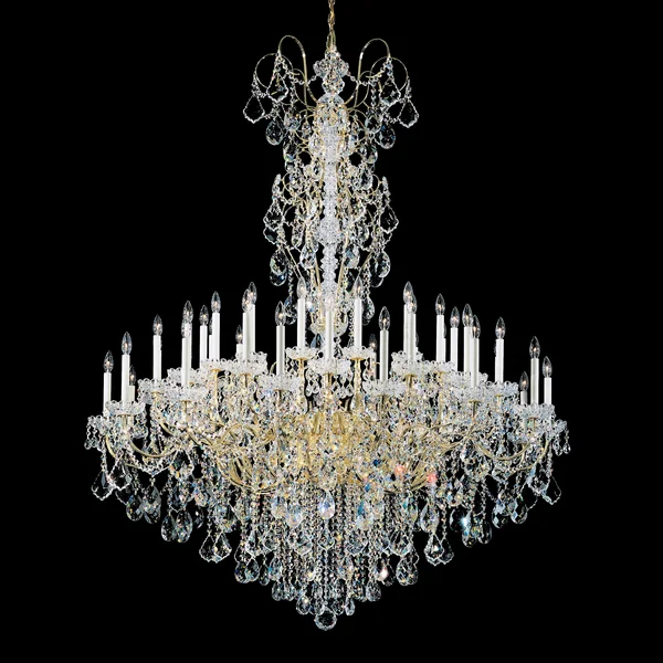 Schonbek 3663-76TK Heirloom Bronze Elements Golden Teak New Orleans 45 Light Chandelier