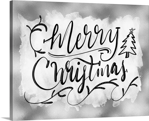 Merry Christmas - Canvas Wall Art, 45x36, Great Big Canvas