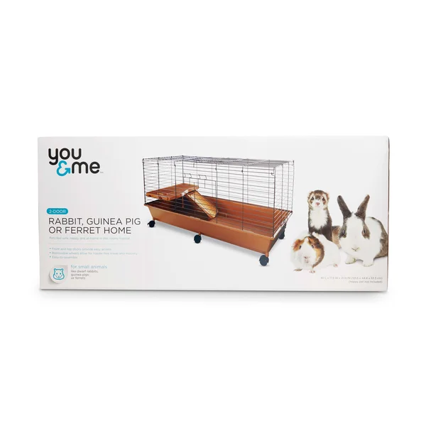 You & Me Living The Dream Small Animal 2-Door Habitat - 40x22 L, 40 in
