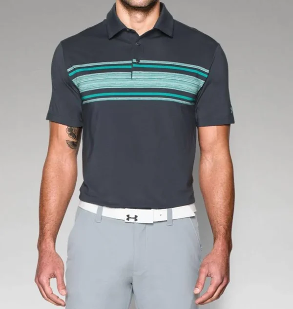 Under Armour Men's UA Playoff Polo, Black, XLT