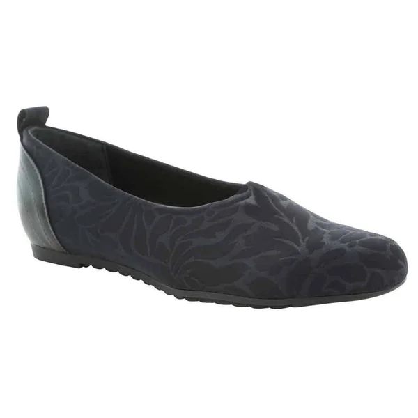 Munro Women's Iriana - Black Stretch Floral Size: 5.5 W