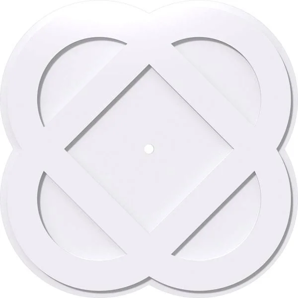 Charlotte Architectural Grade PVC Contemporary Ceiling Medallion Ekena Millwork