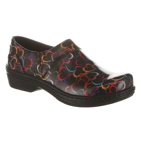 Klogs Women's Mission - Size: 11, Hearts Patent Leather