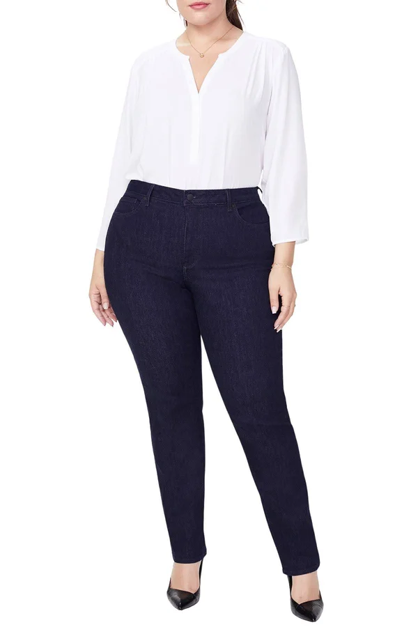 Nydj Women's Sheri Slim Jeans Petite in Rinse - Plus, Size: 22wp