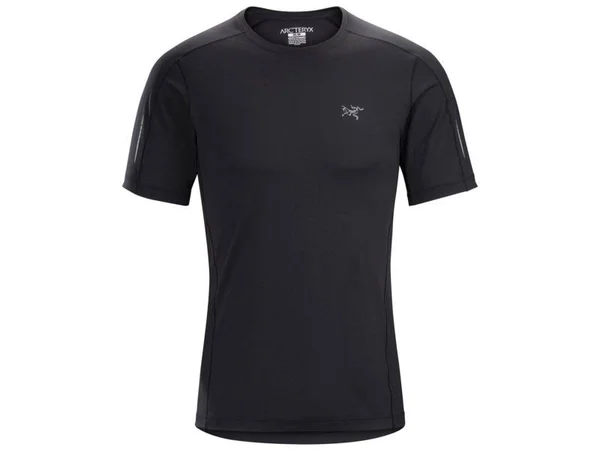 Arc&teryx Motus Short Sleeve Crew - Men's Black Extra Small 374233