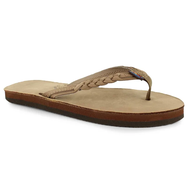 Rainbow Sandals Childrens Flirty Braidy Dark Brown Infant 3/4, Brown